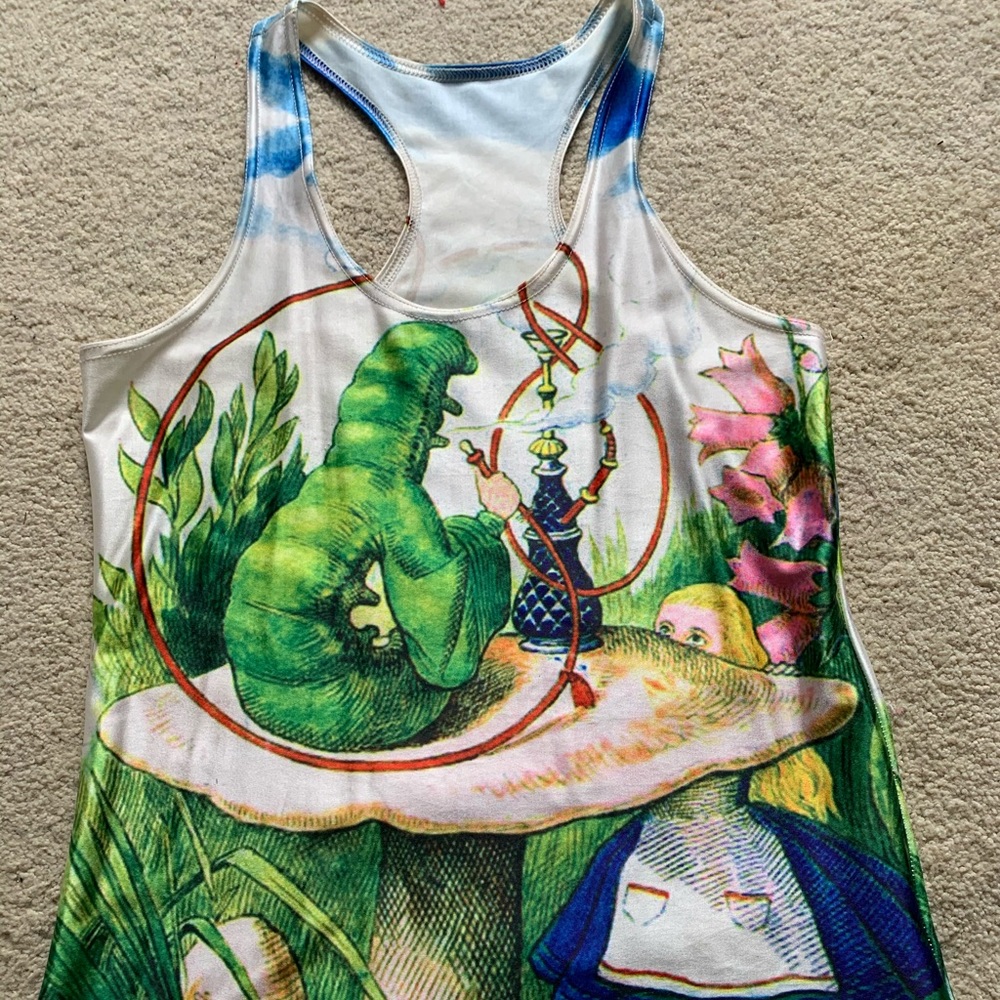 Alice in Wonderland tank top